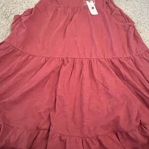 Anthropologie Georgia Tiered Rose Babydoll Tunic